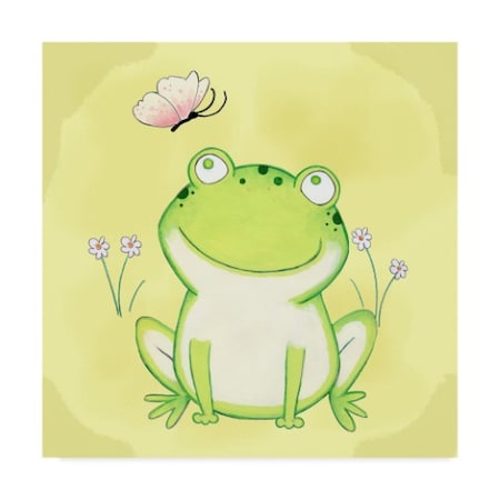 Trademark Fine Art Valarie Wade 'Flutter Friend' Canvas Art, 14x14 ALI33466-C1414GG